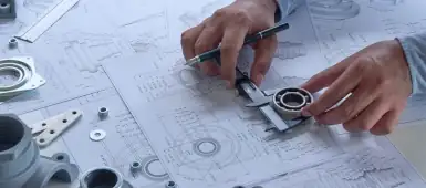 Engineer designing a water processing device.